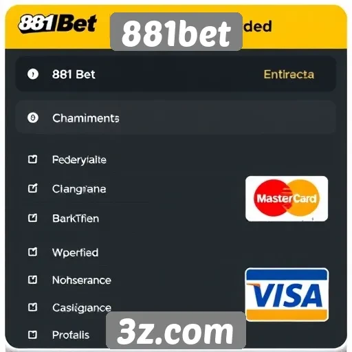 Populares métodos de pagamento no 881bet